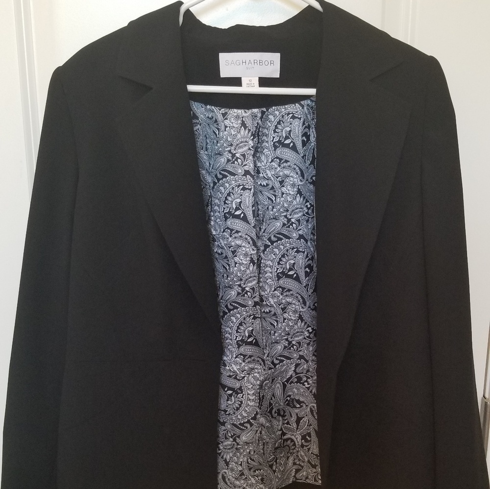 Black Blazer with Buttons Size 12
